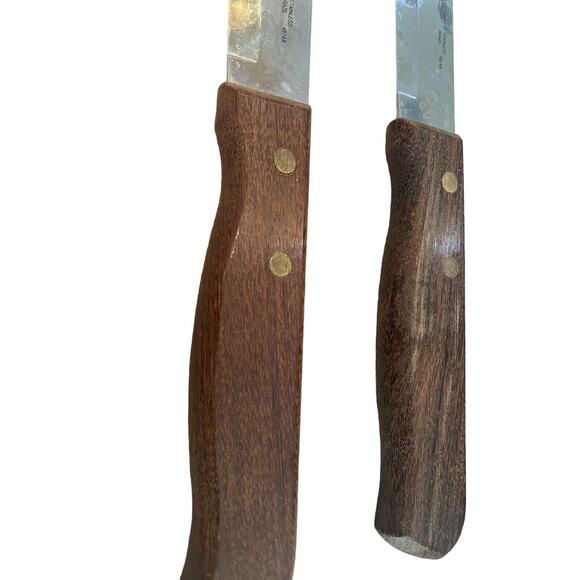 Vollrath 48148 cutlery - Set of 5 Wooden Handle Brazil Kitchen Set - Picture 4 of 7